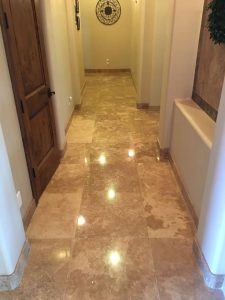 Travertine is a good choice for inside or outside your home